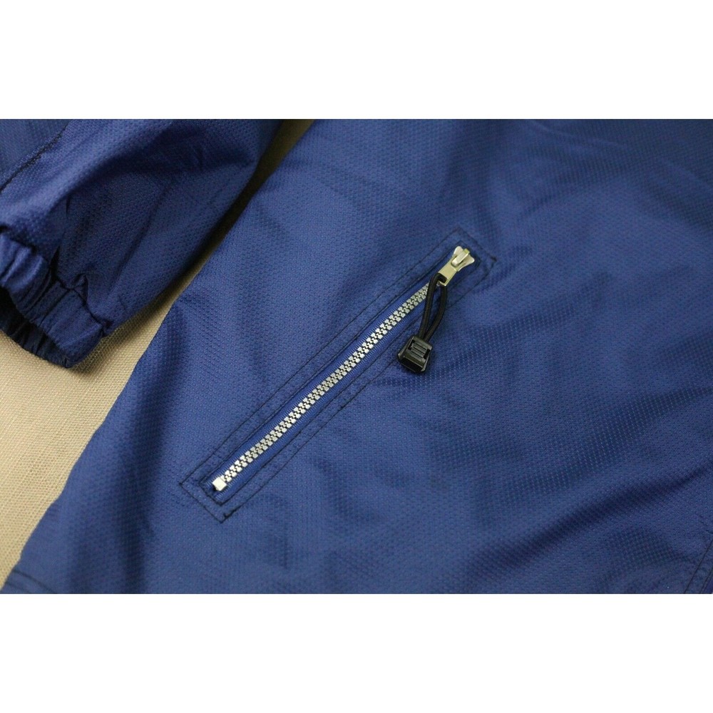 Vintage 2000 Nokia Sugar Bowl Mens Sz L Full Zip Textured Windbreaker Jacket EUC - Picture 9 of 12